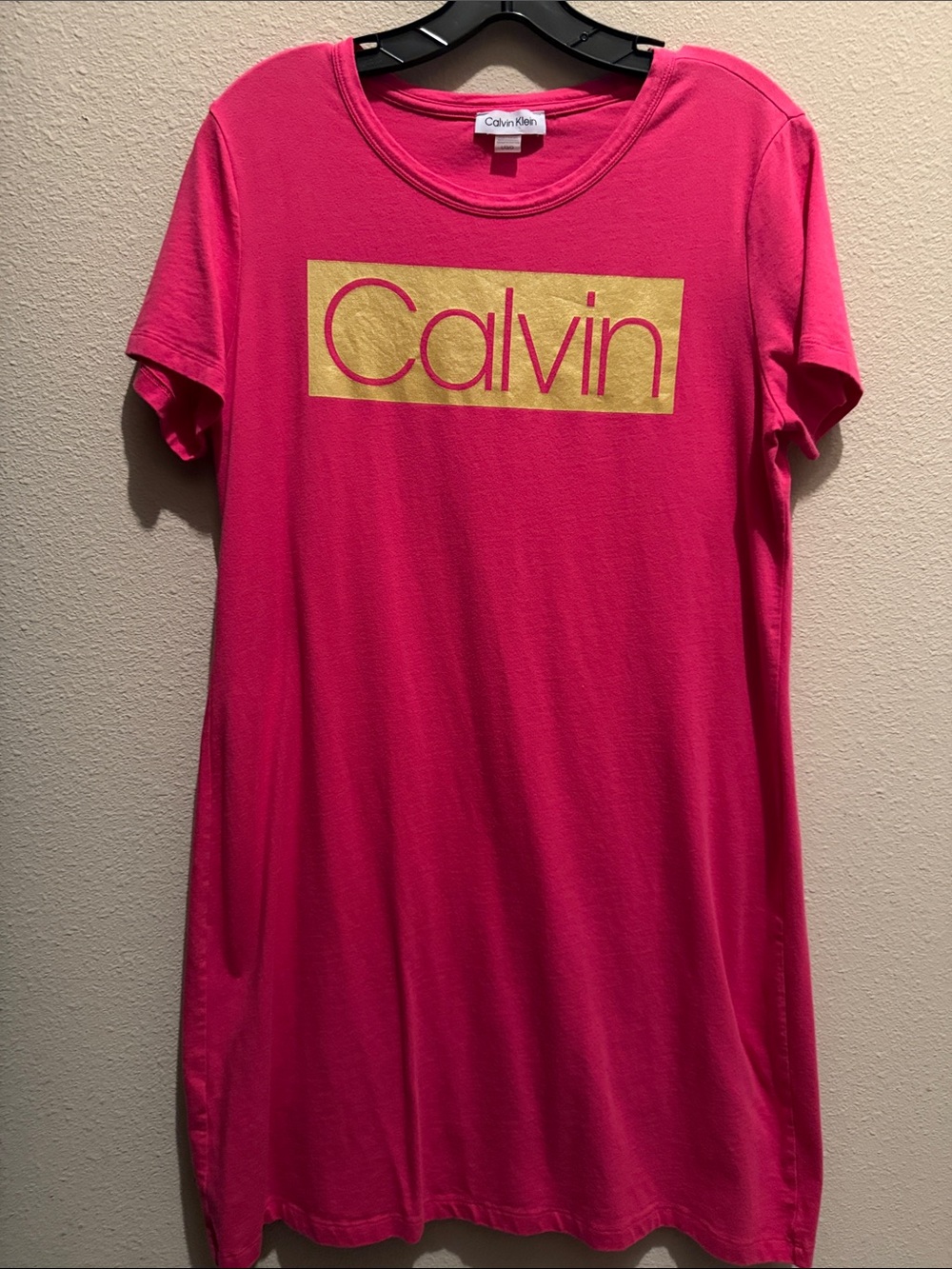 Calvin Klein T-Shirt Dress - Size Large